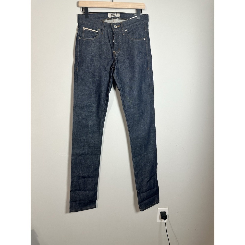Men's Dark Indigo Slim Straight Jeans